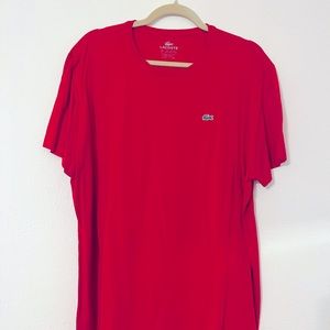 Lacoste Red T-Short Size 8